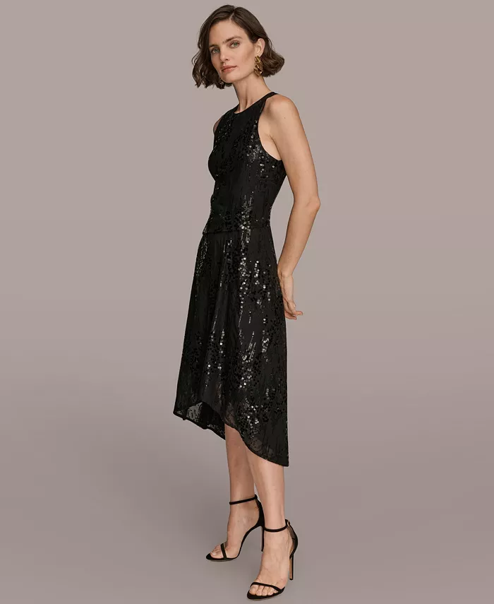 Women's Sleeveless Sequin Dress - thumbnail 4