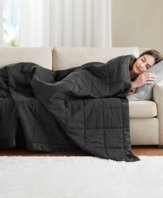 Windom Lightweight Down Alternative Satin Trim Blanket, Twin