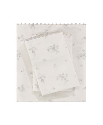 Callie Floral 200-Thread Count 4-Pc. Sheet Set, King