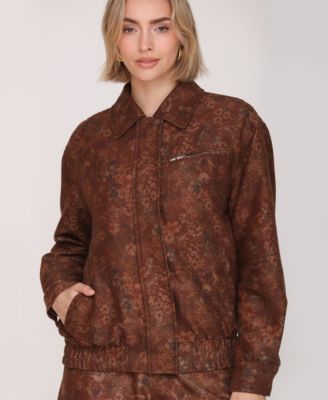 Women's Oversized Bomber Jacket