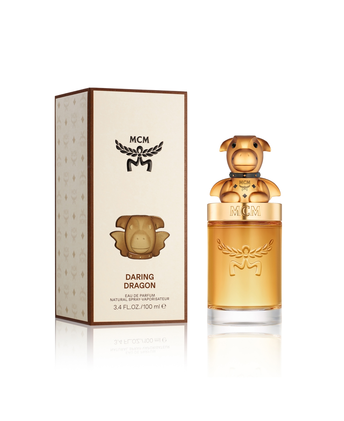 Mcm Collection Daring Dragon Eau De Parfum, 3.4 Oz. In Transparent