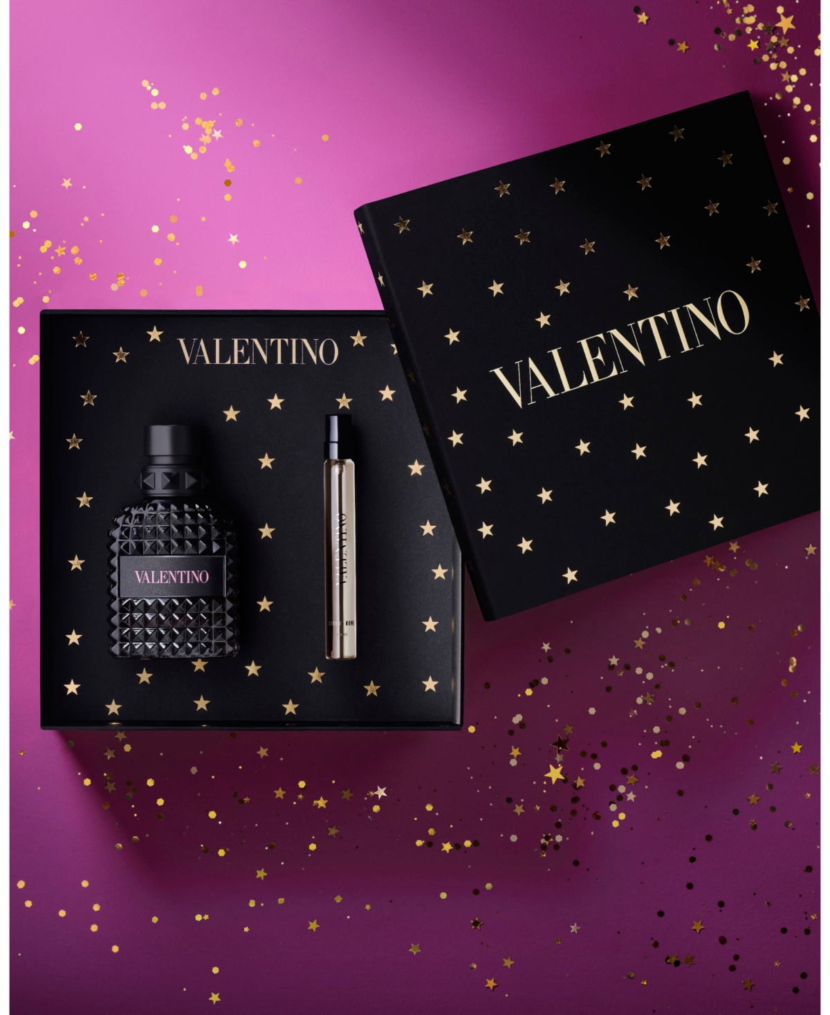 Valentino Men's 2-pc. Uomo Born In Roma Fragrance Holiday Gift Set In Transparent