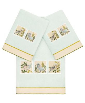 Cotton Belinda Embellished 3-Pc. Towel Set