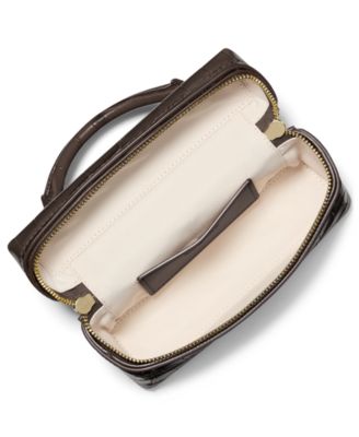 Michael Kors Jana Mini Crocodile Embossed Leather Convertible Crossbody Bag