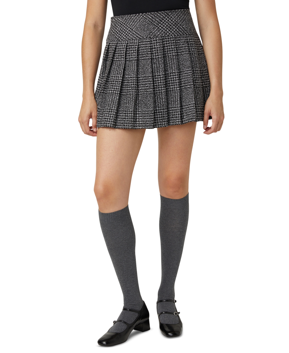 Hue Women's Flat Knit Knee High Socks 3 Pair Pack
