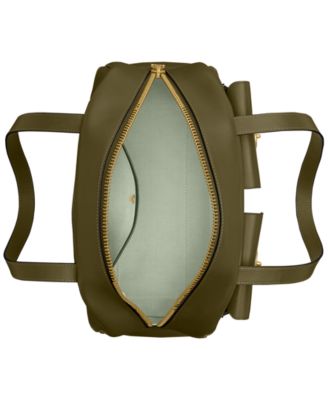 Originals Twin Turnlock Medium Waxed Leather Bag 