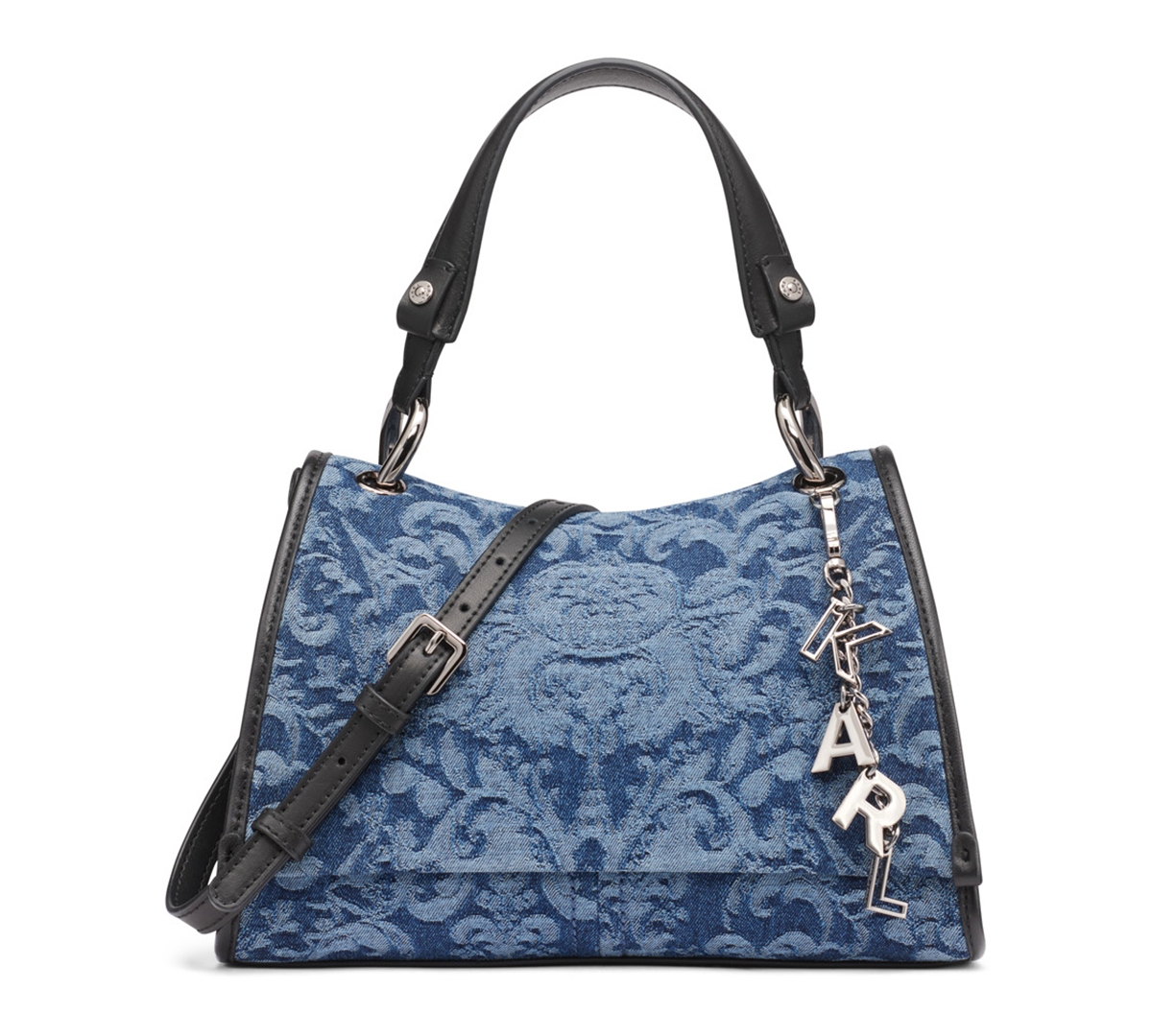 Karl Lagerfeld Luciene Small Shoulder Bag In Blue
