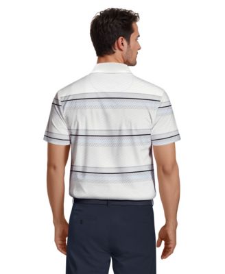 Men's All Over Energize Geo Stripe Polo Shirt