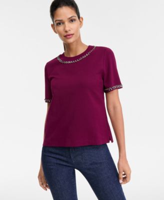 I.N.C. International Concepts - Women's Embellished Tee