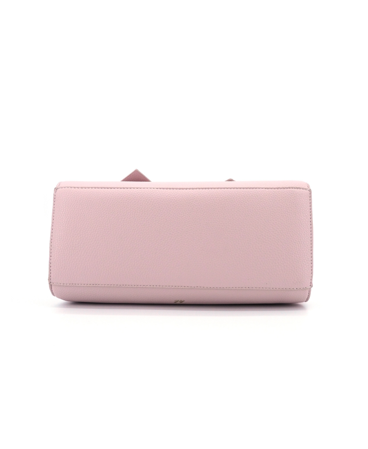 Like Dreams Park Double Bowtie Zipper Satchel Bag In Pink
