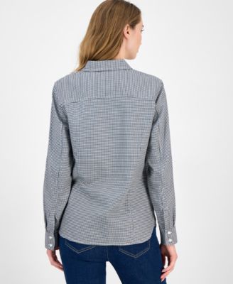 Women's Coquette Check Cotton Shirt