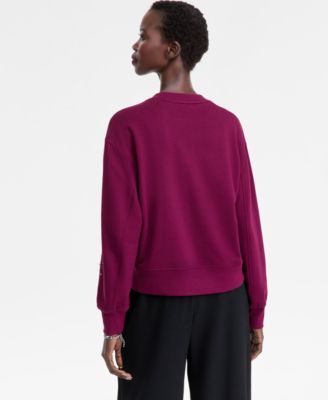 Women's Embellished French Terry Sweatshirt, Macy's Exclusive