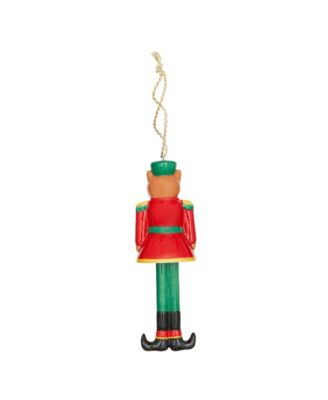 Kit Kemp Christmas Bell Fox Nutcracker Ornament