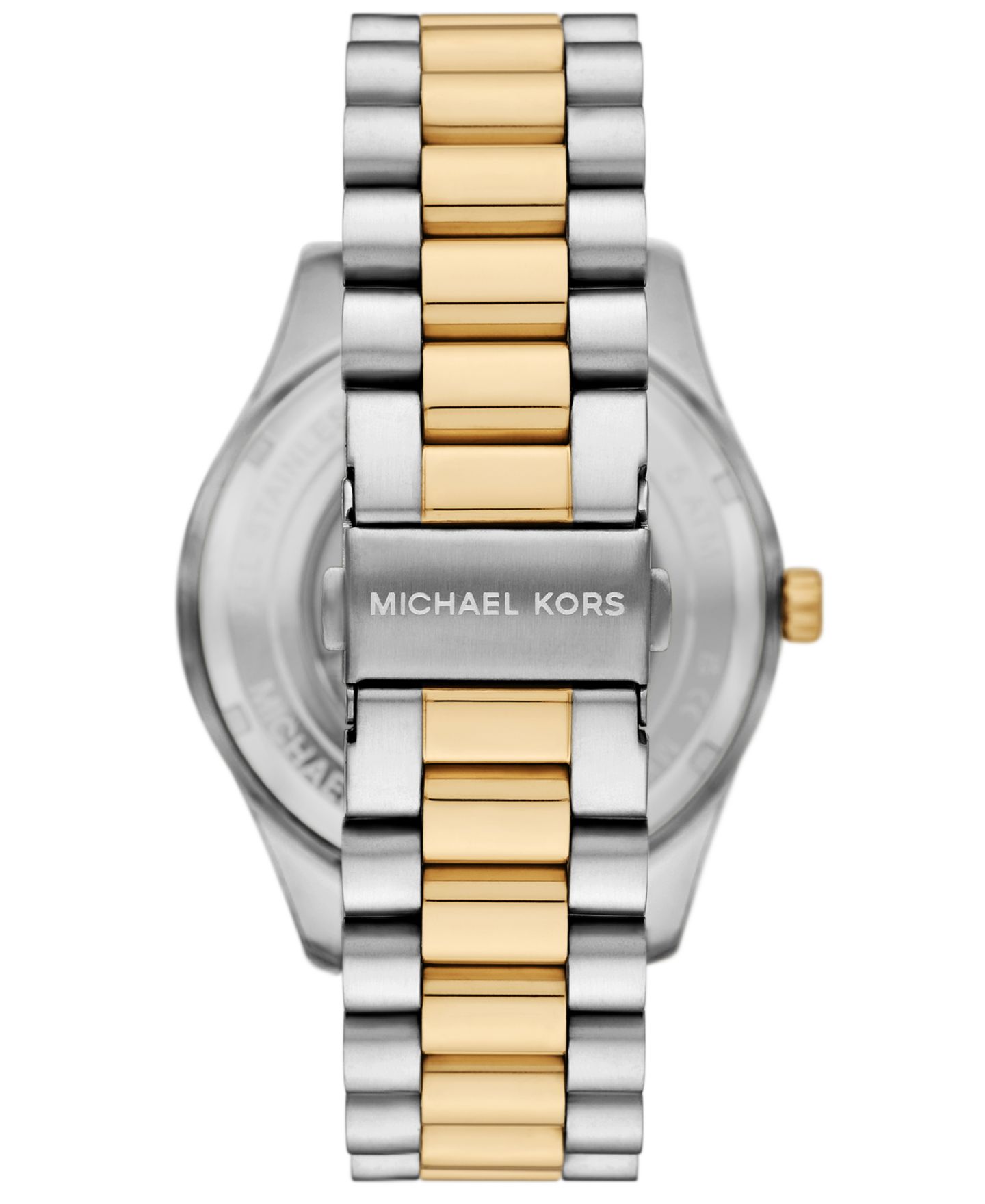 Наручные часы Michael Kors Lexington Automatic из нержавеющей стали, двухцветные, 45 мм — фото 2