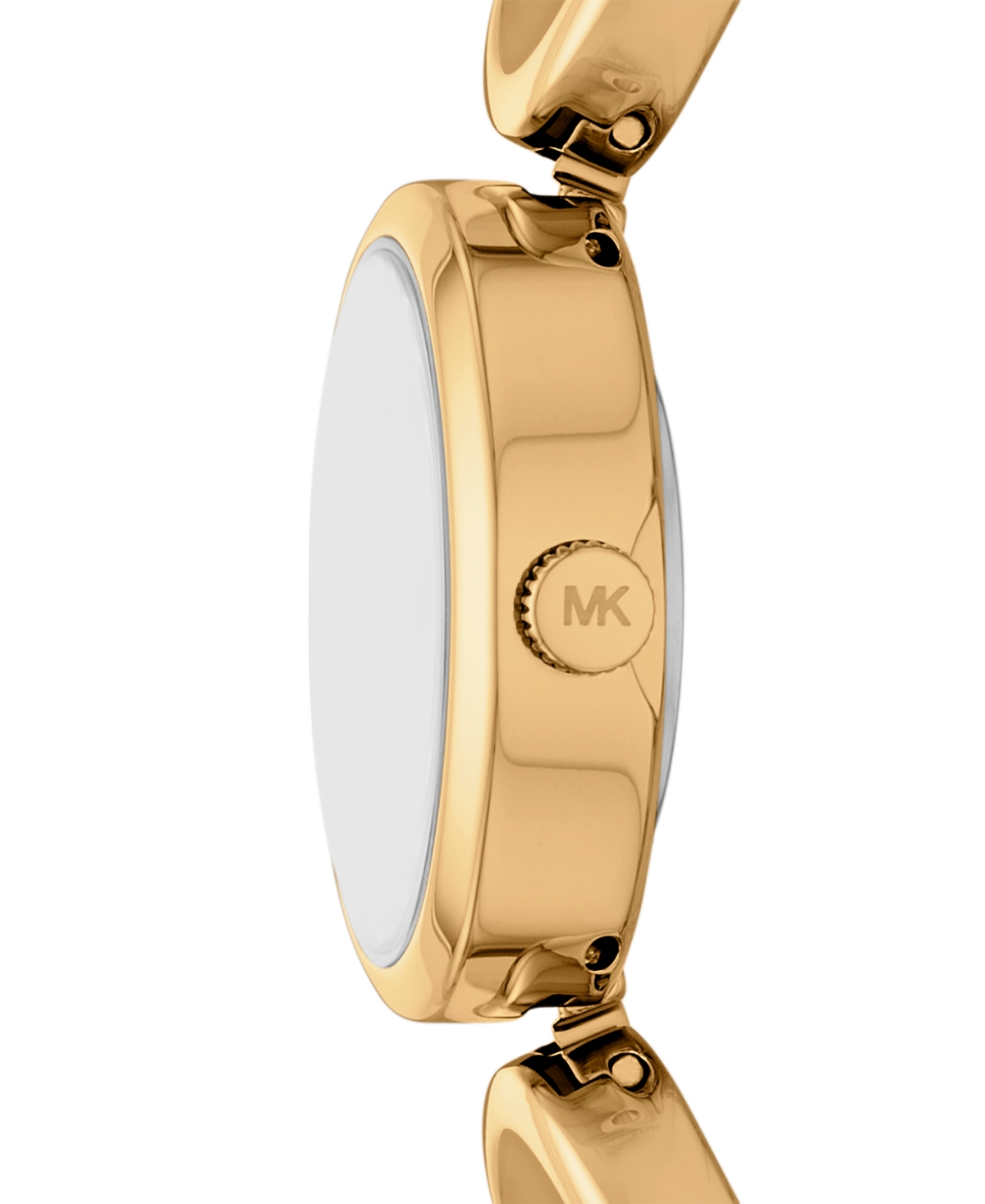 Michael Kors Women's Maude Three-hand Gold-tone Stainless Steel Watch, 22mm In Gold