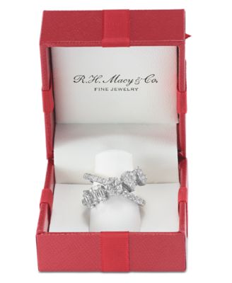 EFFY&reg; Diamond Multi-Shape Crossover Ring (1-5/8 ct. t.w.) in 18k White Gold or 18k Yellow Gold