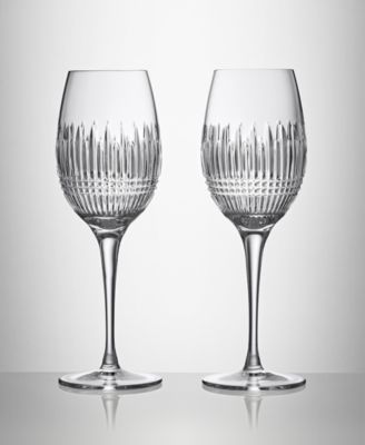 Lismore Diamond Essence White Wine Medium 15.5oz, Set of 2