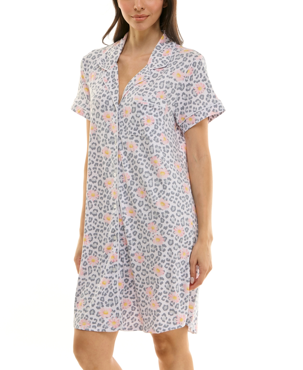 Derek Heart Women's Printed Sleepshirt In Multi