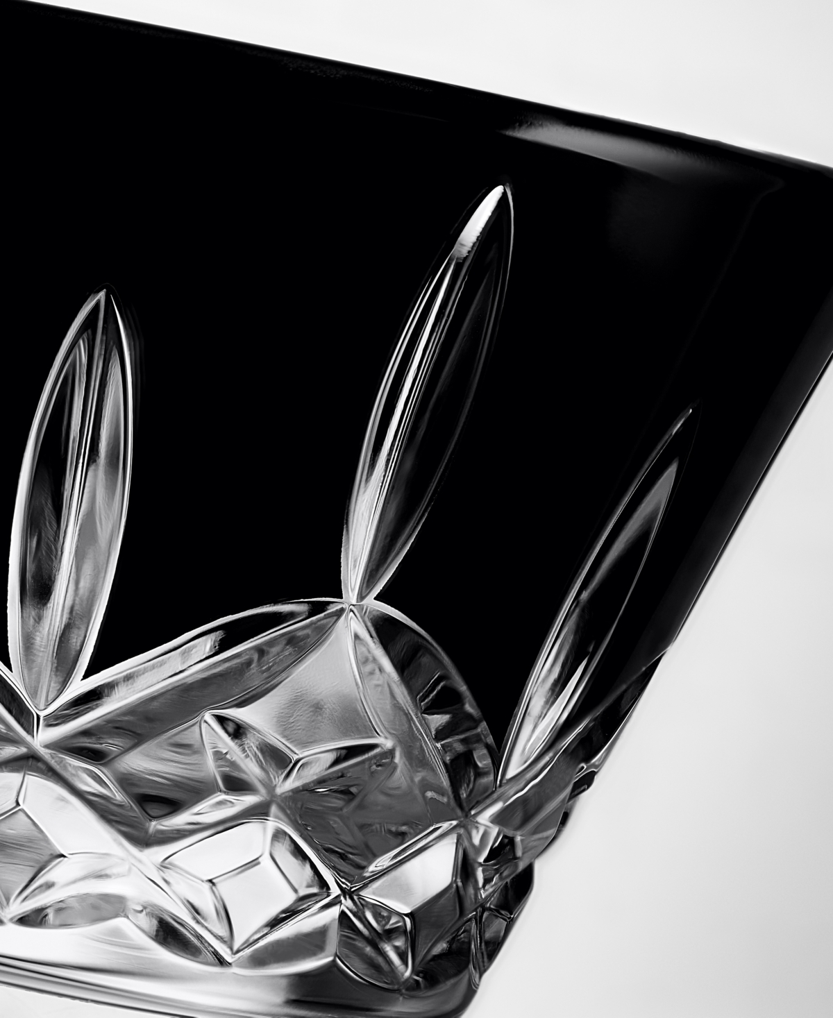 Waterford Lismore Black Votive 3.7"