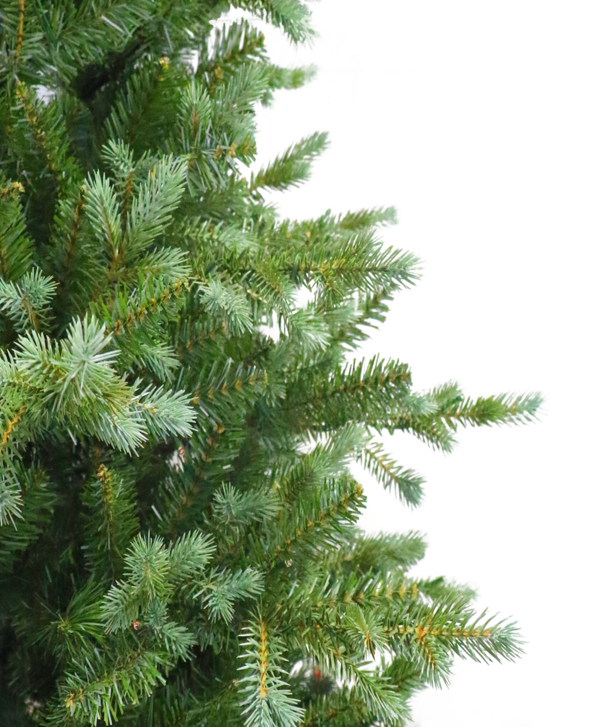 Puleo 9' Pre-lit Linden Fir Artificial Tree With Dual-color Led Lights In Green