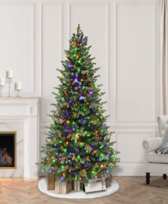 Puleo 6.5' Pre-Lit Linden Fir Artificial Tree