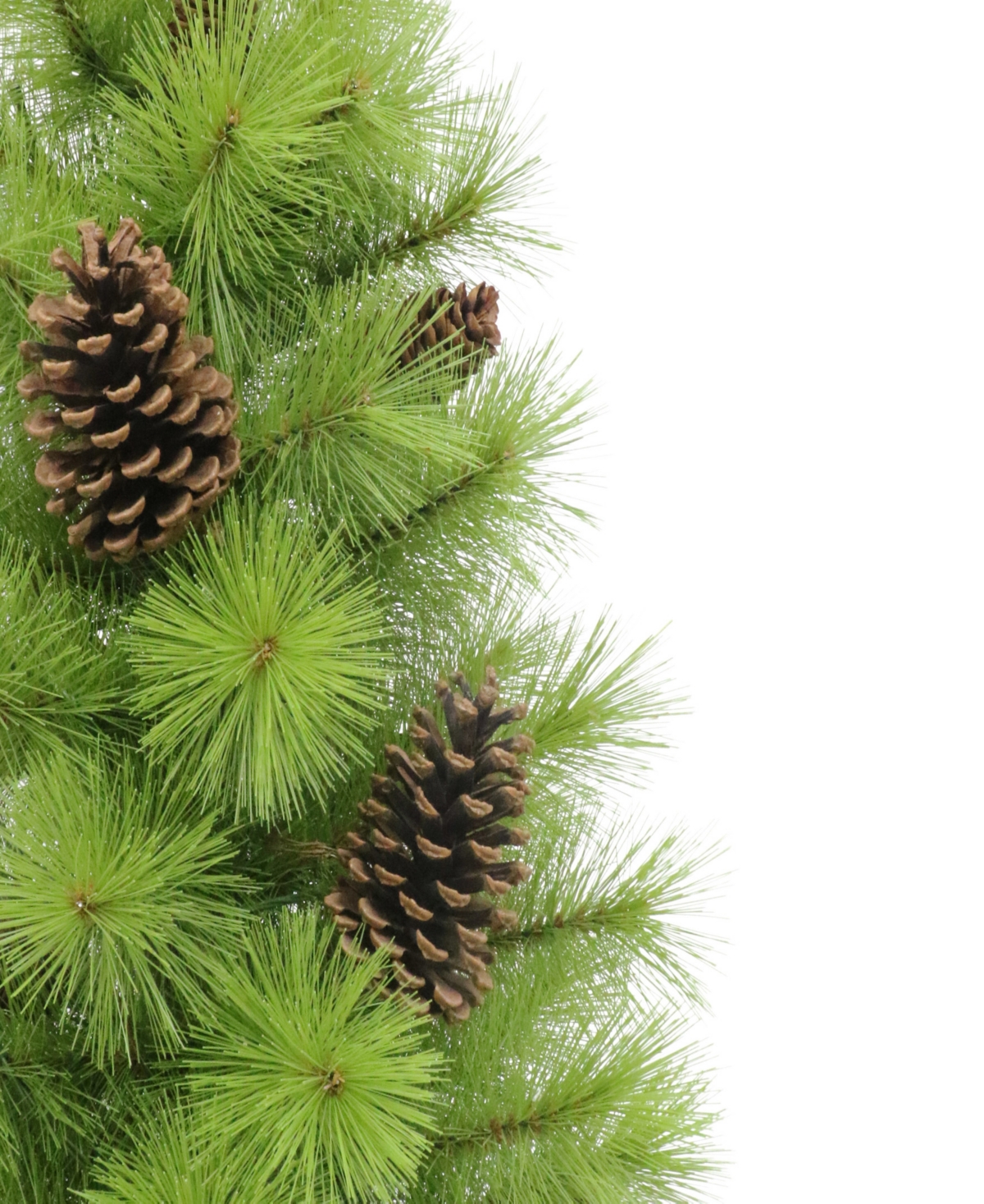 Puleo 4.5' Pre-lit Artificial Arkansas Pine Potted Tree In Green