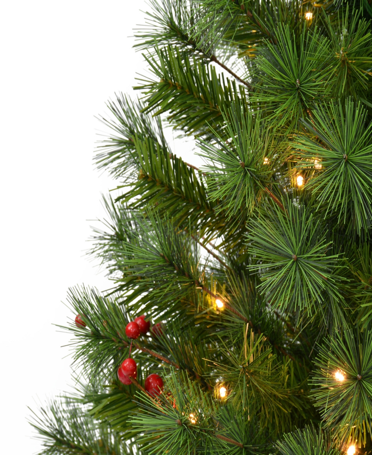 Puleo 3.5' Artificial Pre-Lit Potted Adorned Tree