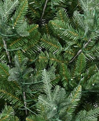 Puleo 12' Pre-Lit Artificial Hillside Spruce Tree