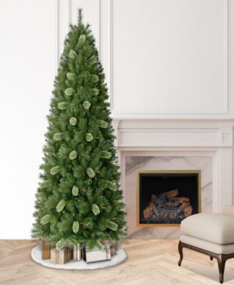 Puleo 7.5' Slim Teton Pine Artificial Christmas Tree