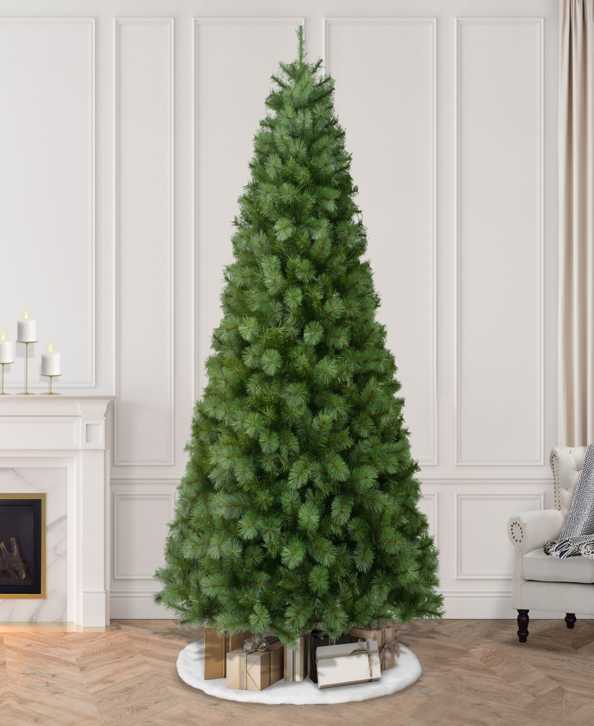 Puleo 9' Artificial Wyoming Pine Christmas Tree