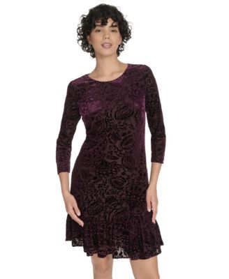 Petite Burnout Shift Dress