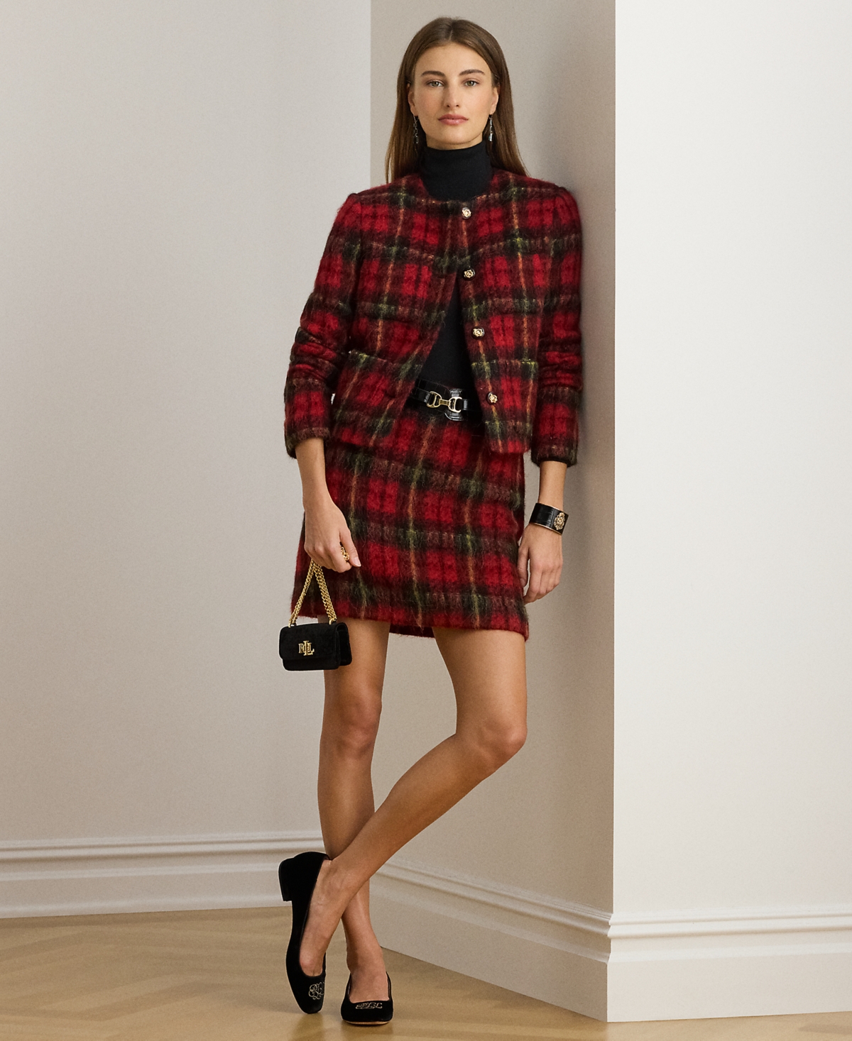Ralph Lauren Petite Pencil Mini Skirt