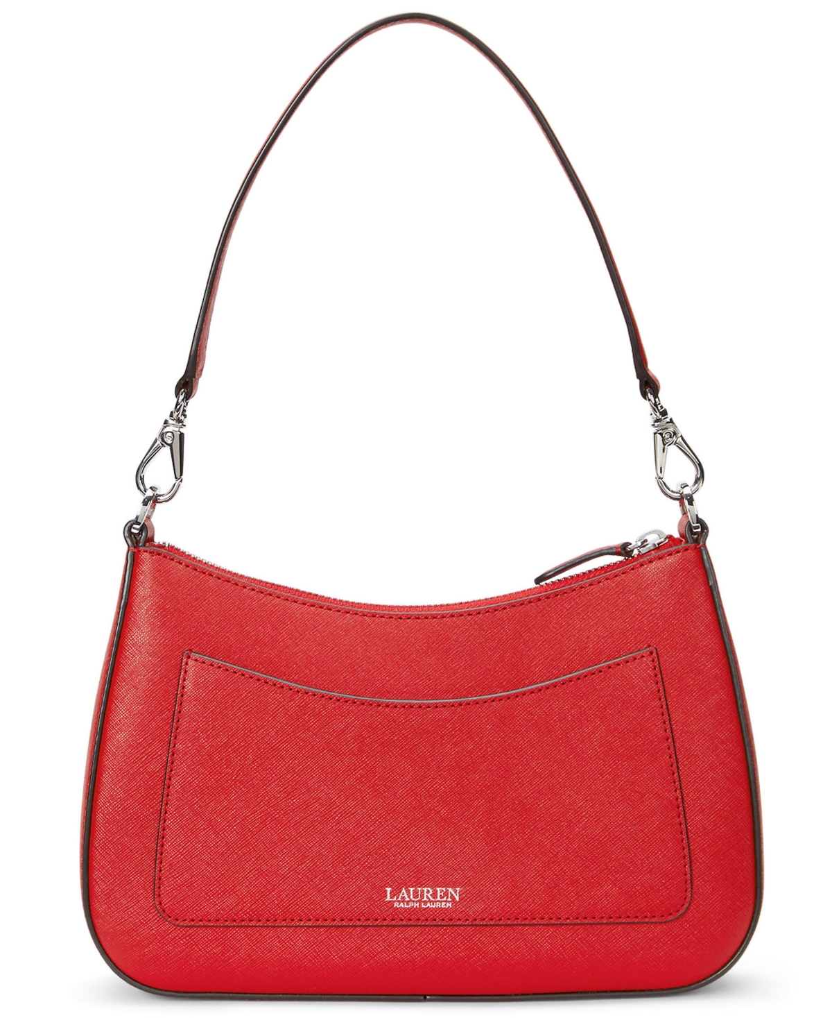 Ralph Lauren Danni Small Shoulder Bag In Red