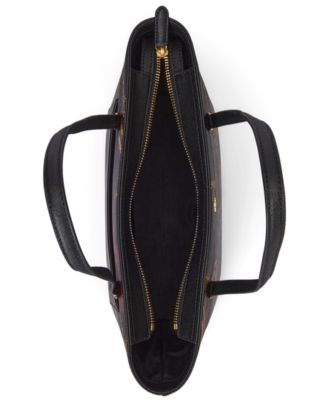 Houndstooth Medium Karly Tote Bag 