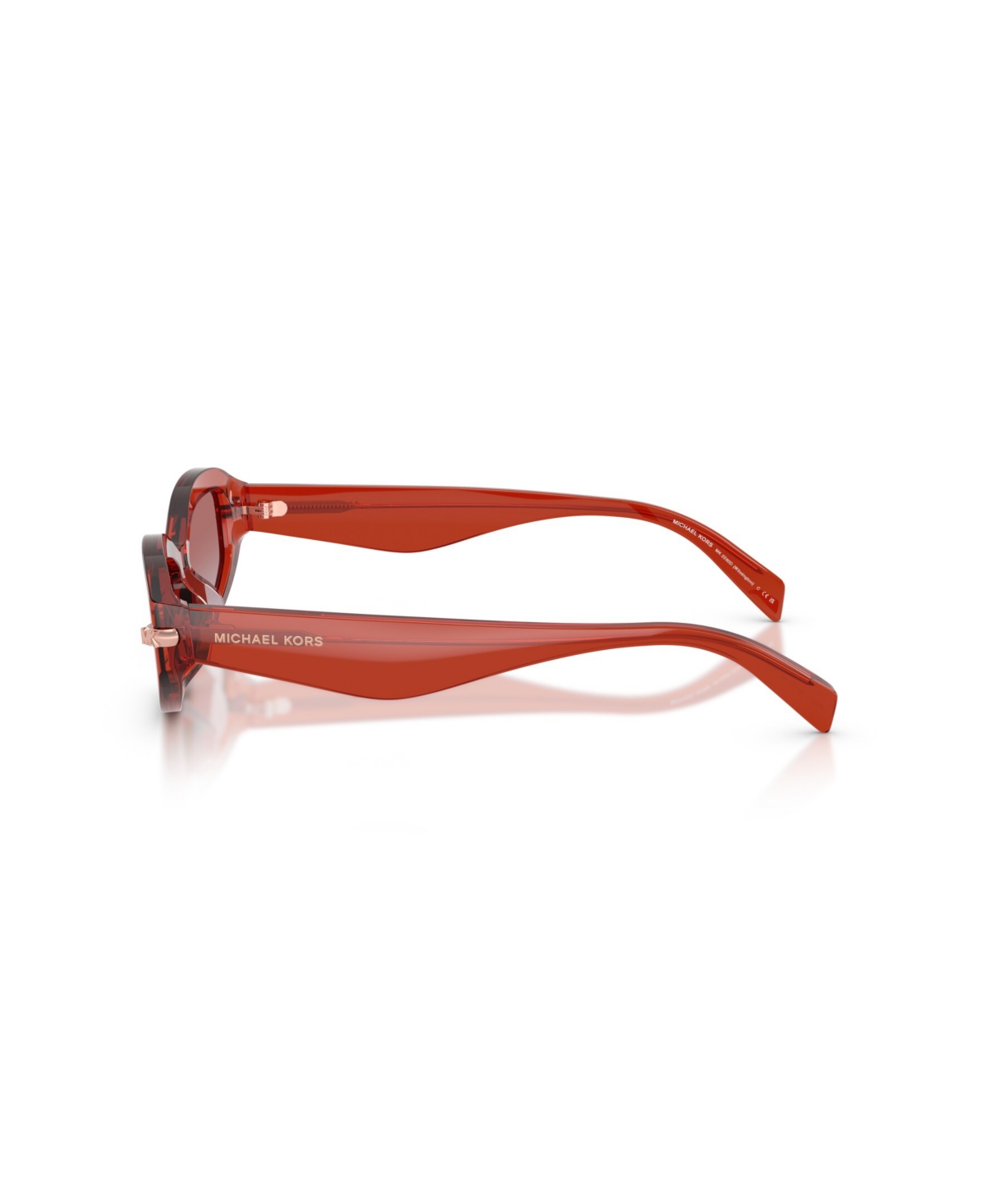 Michael Kors Oval-frame Sunglasses In Brown