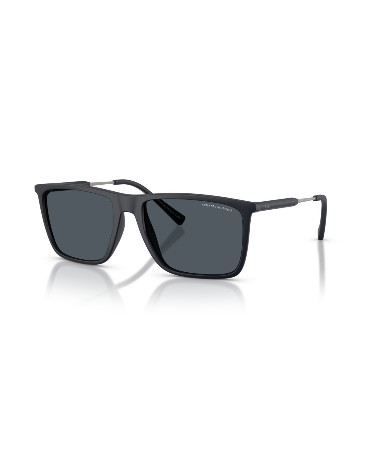 Armani Exchange Ax 4160s 838087 57mm Unisex Square Sunglasses In Black