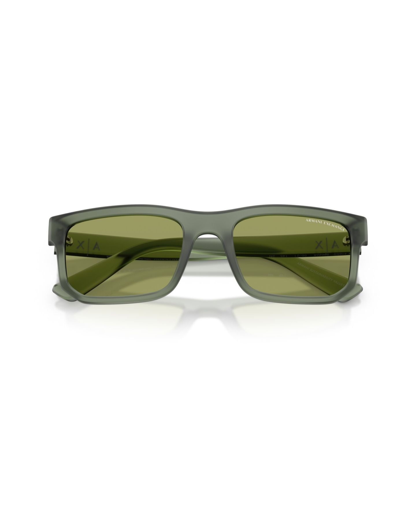 Мужские солнцезащитные очки Armani Exchange Sunglasses, AX4165S, цвет: Frosted Agave — фото 6