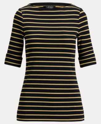 Women's Striped Boatneck T-shirt