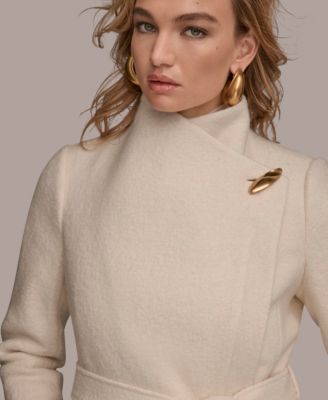 Women's Wing Collar Belted Coat