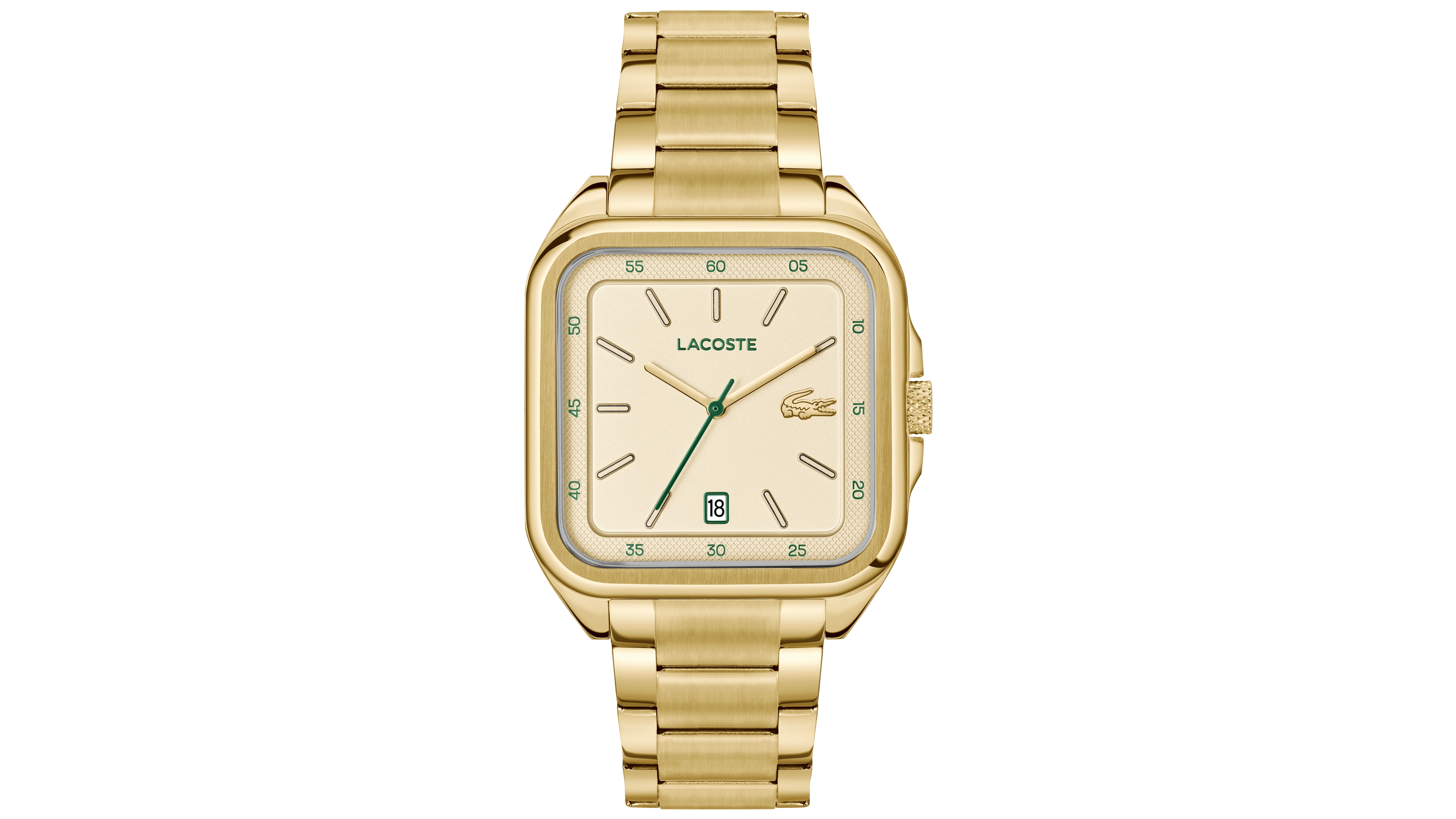 Lacoste Men's Gold Tone Stainless Steel Bracelet Watch, 39mm