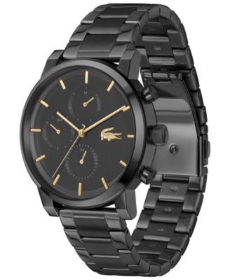 Men's Replay Ionic Plated Black Stainless Steel Bracelet Watch, 44mm