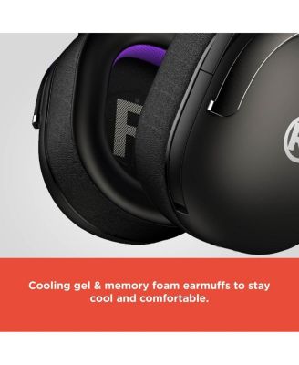 Cooling Gel Wireless Gaming Headset Purple and Black Type-C Charger 3304449