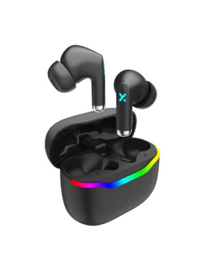 Wireless Gaming Earbuds with Noise Cancelation and RGB LED Lights With 22 Hour Playtime 3304452 Black