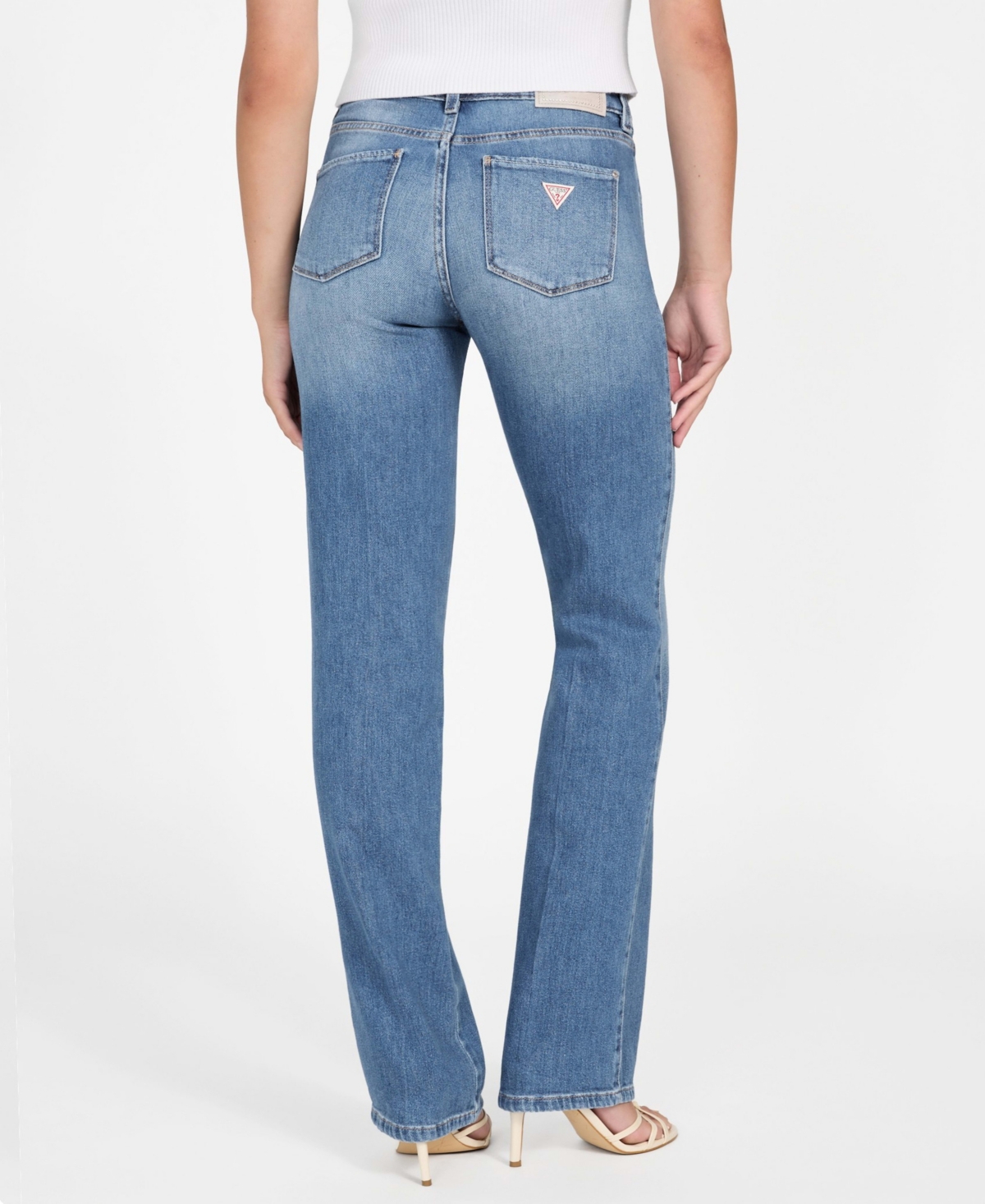 Guess Women's Sexy Straight Jeans In Blue