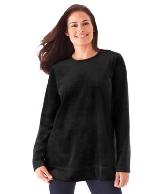 Women's Within Plush Velour Tunic Sweatshirt