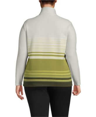 Plus Size Anyweather Fleece Quarter Zip Pullover