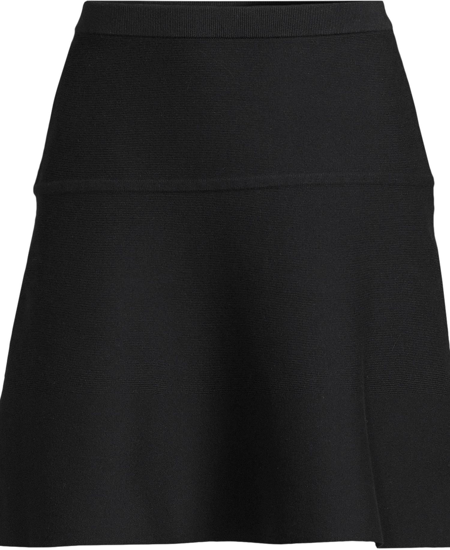 Women's Fine Gauge Cotton Sweater Above the Knee Circle Skirt