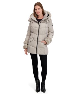 Women's Belted Puffer Coat