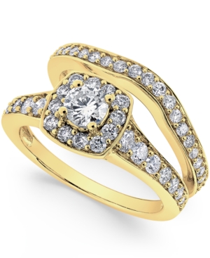 image of Diamond Frame Bridal Set (1-1/4 ct. t.w.) in 14k Yellow Gold