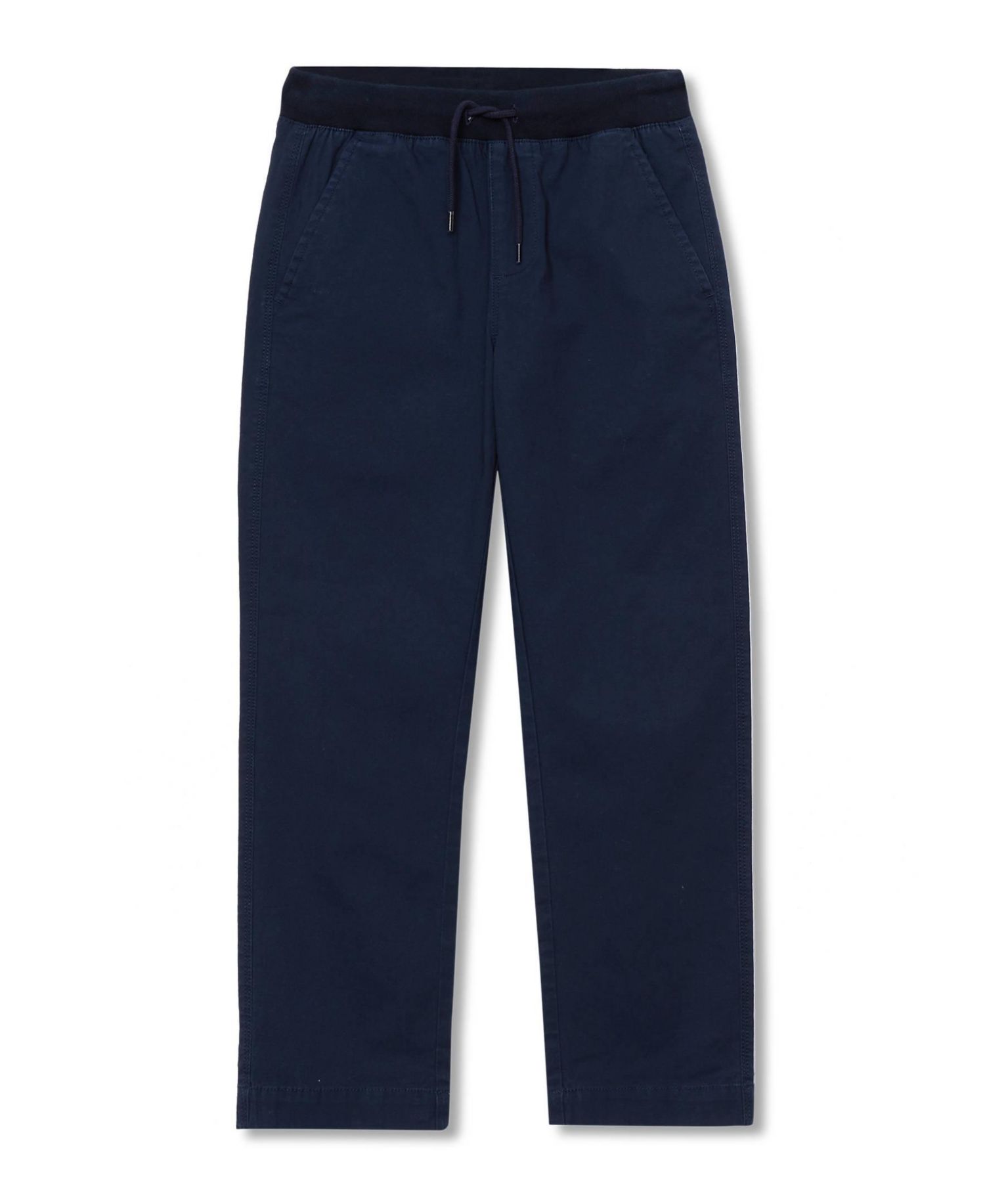 Boys Husky Stretch Soft Rib Waist Iron Knee Pull On Pants